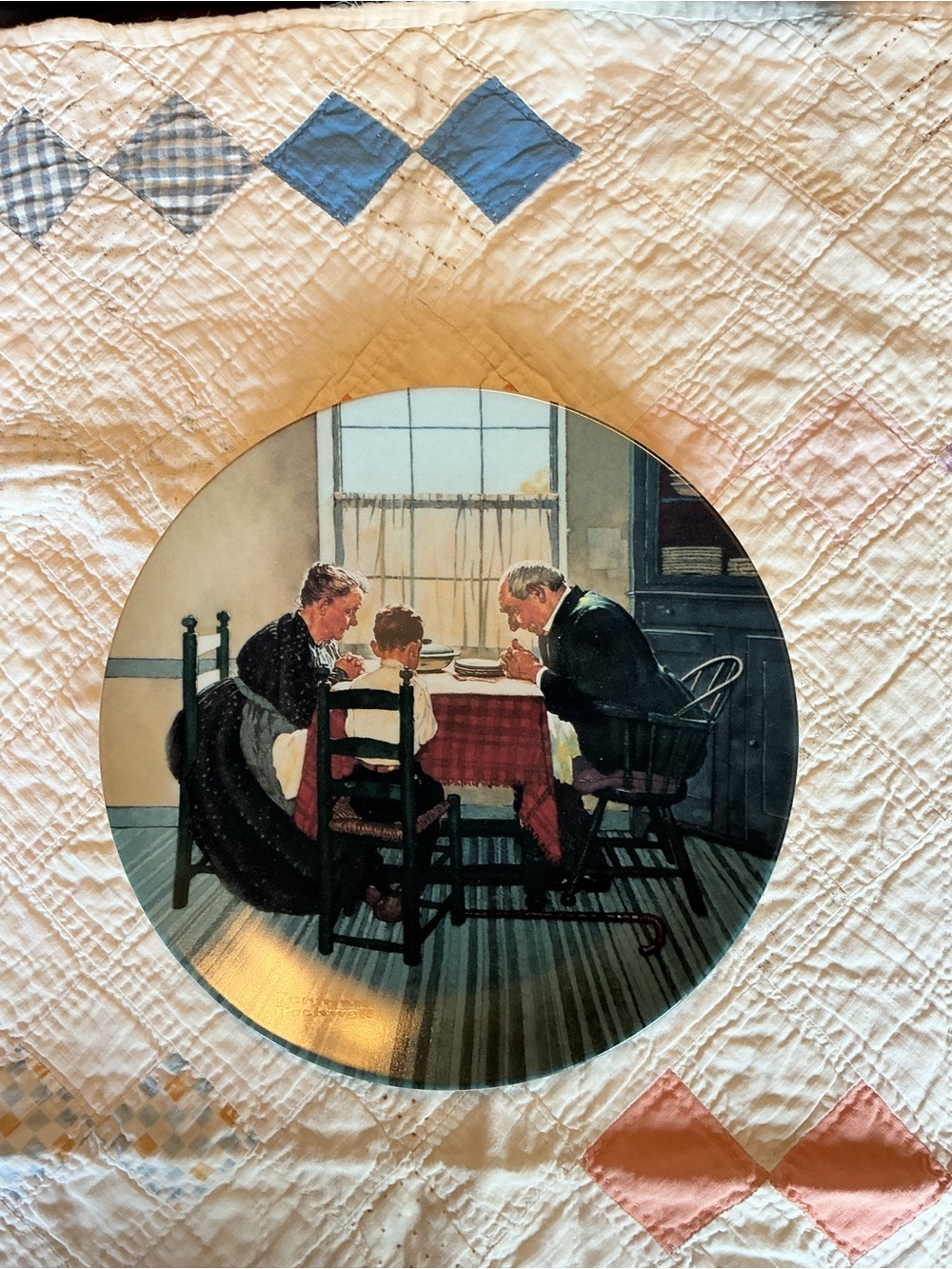 Norman Rockwell plate